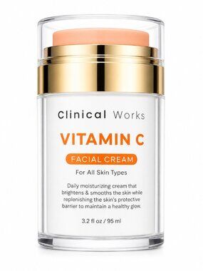 Clinical Works Vitamin C Facial Cream for All Skin Types 3.2 fl oz
